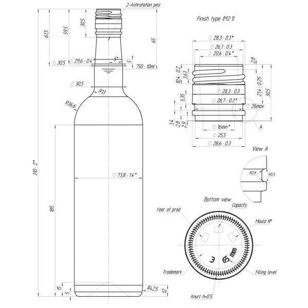 butelki 750 ml do wina hurtowo