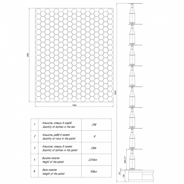 RSZ Butelka ALE light 500 ml - Paleta 2384 szt