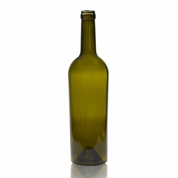 Zbliżenie na szyjkę i gwint butelki Bordeaux 750 ml – model lekki