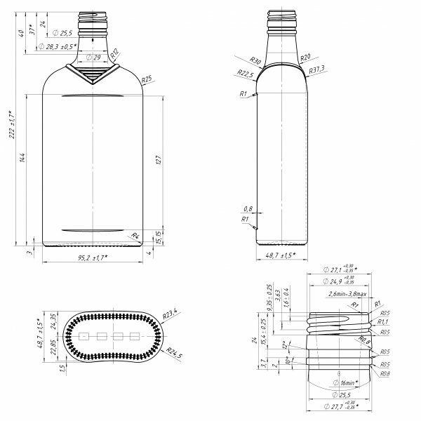 butelka-plaska-marynarz-500-ml-0,5-l-tir-hurt-lemon-tree-glass