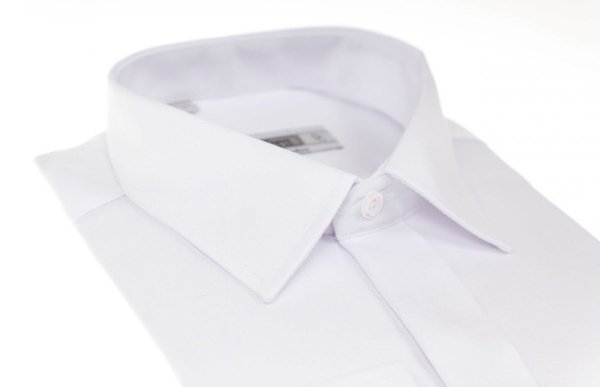 Koszula na spinkę Slim  - biała