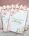 Kwiatowe tchnienie - zaproszenia personalizowane na urodziny