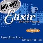 Elixir NanoWeb Custom Light 9-46 Struny do gitary elektrycznej 