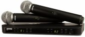 SHURE BLX288E/SM58 K3E Podwójny wokalowy system bezprzewodowy z dwoma mikrofonami SM58 