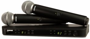 SHURE BLX288E/SM58 K3E Podwójny wokalowy system bezprzewodowy z dwoma mikrofonami SM58