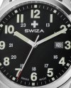 Zegarek SWIZA Kretos Gent SST black-black WAT.0251.1003