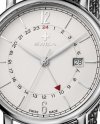 zegarek damski ALZA GMT, SST, white, mesh WAT.0142.1002
