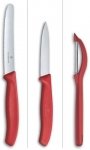 Zestaw noży do warzyw i owoców Swiss Classic z obieraczką – 3 elementy Victorinox 6.7111.31