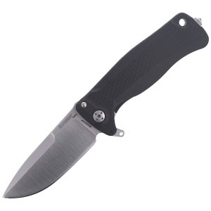 Nóż LionSteel SR22A Black Aluminum, Satin Sleipner (SR22ABS)