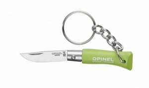 Opinel nóż, No 02 Keychain Green Apple
