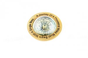 Mosiężny kompas soczewkowy DREAM - COM-0368