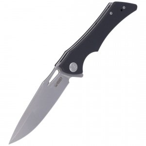 Nóż Kubey Raven Black G10, Bead Blasted AUS-10 (KB245D)