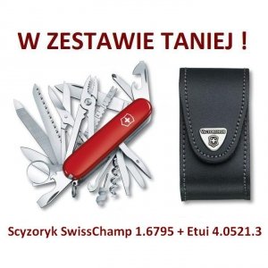 Scyzoryk Victorinox SwissChamp Czerwony w zestawie z etui