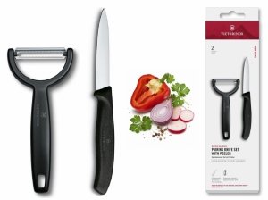Zestaw Victorinox Nóż do Warzyw i Owoców 8 cm + Obieraczka - 6.7113.22