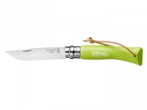 Nóż Składany Opinel No 07 z rzemykiem Green Apple
