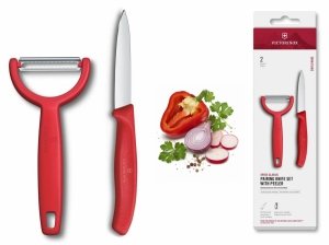 Zestaw Victorinox Nóż do Warzyw i Owoców 8 cm + Obieraczka - 6.7111.22C1