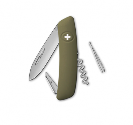 Scyzoryk Swiza D01 Olive Allmatt KNI.0016.1050
