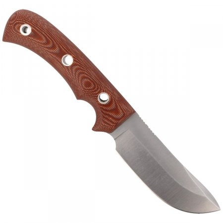 Nóż Muela Full Tang Bushcraft Brown Canvas Micarta, Satin 1.4116 (ABORIGEN-12C)