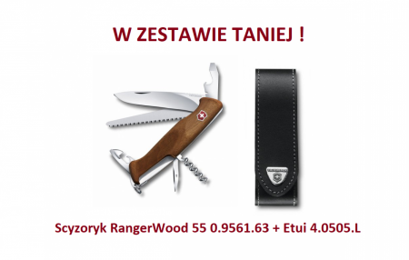 Scyzoryk Victorinox RangerWood 55 0.9561.63 + Etui 4.0505.L