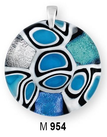 Wisior Multikolor MURANO GLASS M954