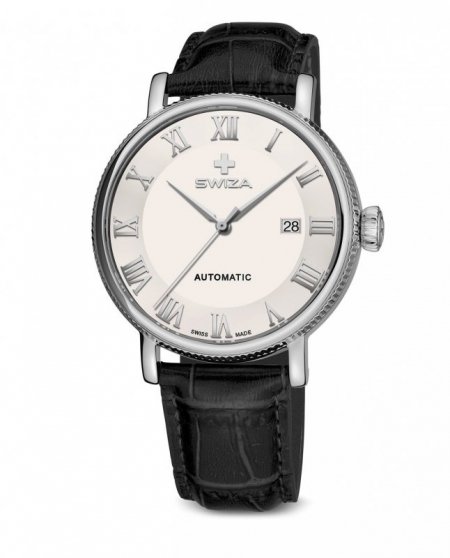 Zegarek SWIZA Alza Auto SST white-black WAT.0156.1001