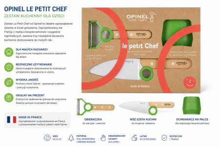 Zestaw Opinel Le Petit Chef 