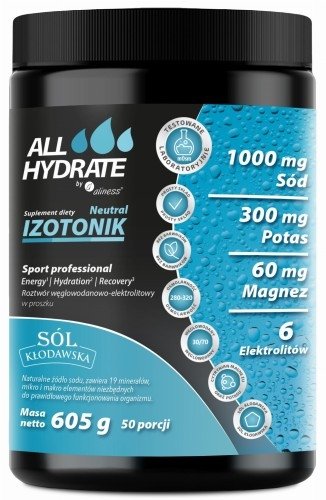 MEDICALINE ALLHydrate Izotonik Neutral 605g 50 porcji