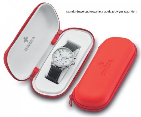 zegarek SIRIUZ GMT, SST, white, black WAT.0352.1004