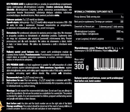 KFD AAKG 300g Ananasowy