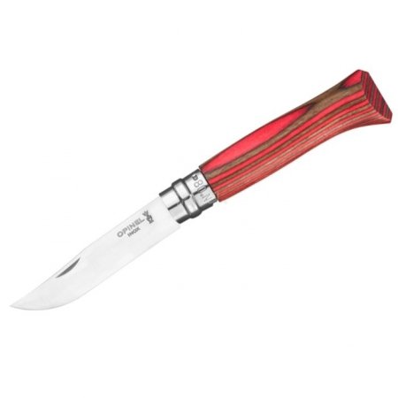 Opinel Nóż Inox Laminated Red Natural 08 002390