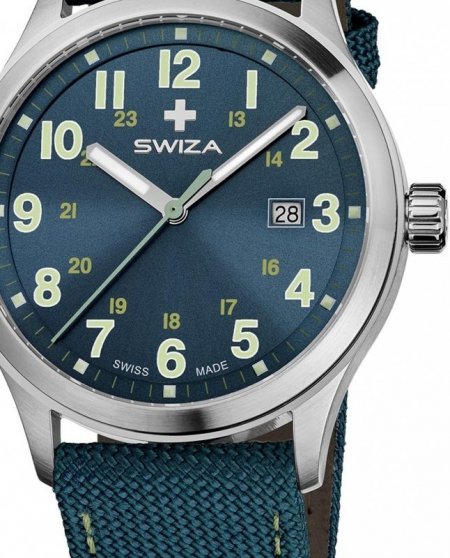 Zegarek SWIZA Kretos Gent SST green-green WAT.0251.1014