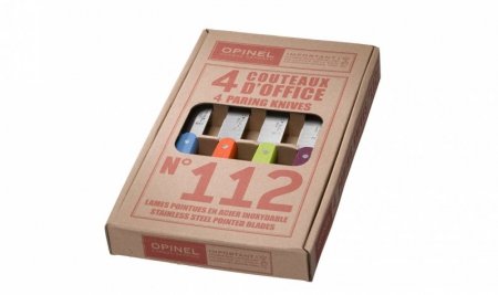 Zestaw noży kuchennych do warzyw Opinel Pop Box No 112