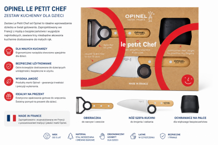 Zestaw Opinel Le Petit Chef 