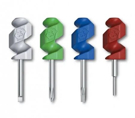 4 mini-śrubokręty z różnymi końcówkami 2.1201.4
