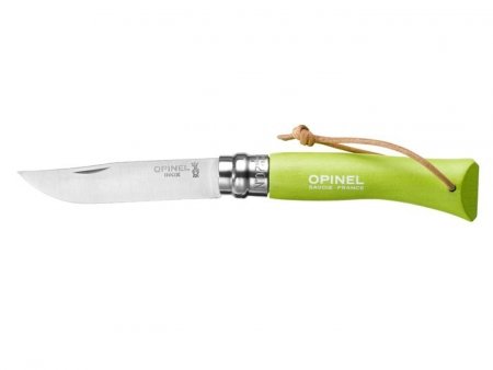 Nóż Składany Opinel No 07 z rzemykiem Green Apple