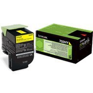 Kaseta z tonerem Lexmark 702HY do CS-310/410/510 | zwrotny | 3 000 str. | yellow