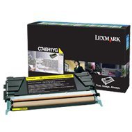 Kaseta z tonerem Lexmark do C-748 | zwrotny | 10 000 str. | yellow