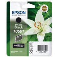 Tusz  Epson T0591  do  Stylus Photo R2400  | 13ml |   photo black