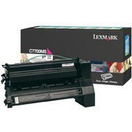 Kaseta z tonerem Lexmark do C-770/772,  X772 | zwrotny | 6 000 str. | magenta