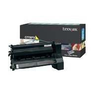 Kaseta z tonerem Lexmark do C772, X772 | zwrotny | 15 000 str. | yellow