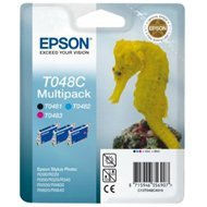 Zestaw tuszy  Epson T048C do R-200/220/300/340, RX-500/600 | 39ml | C/M/B