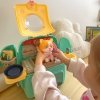 WOOPIE Kotek Przenośny Salon Piękoności 2w1 w Plecaku Transporter