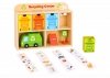TOOKY TOY Drewniane Centrum Recyklingu Edukacyjny Sorter