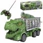 WOOPIE Samochód Zdalnie Sterowany RC Dinozaur Zielony + Figurka 