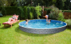 Basen kanadyjski Miami 4,6x1,2m STONE - Zestaw