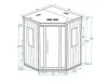 Sauna Infrared SALOME  3-4 os.