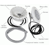 Lampa VA LED WHITE 16W