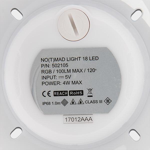 Lampa No(t)Mad SeaMaid 502105 LED RGB Biała obudowa