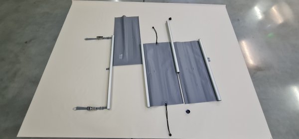 Przykrycie bezpieczne - model Segment - prostokątny - do basenu 10x4m