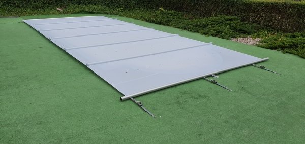 Przykrycie bezpieczne - model Tube - prostokątny - do basenu 5x3m